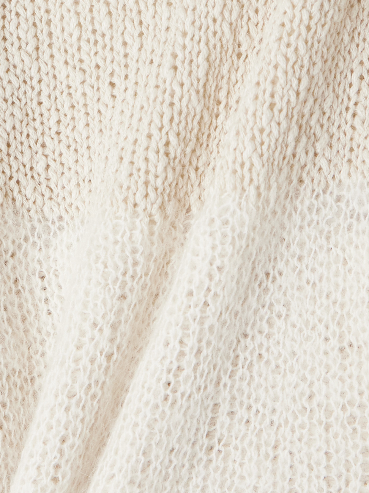 OUR LEGACY POPOVER DISTRESSED STRIPED COTTON AND LINEN-BLEND SWEATER