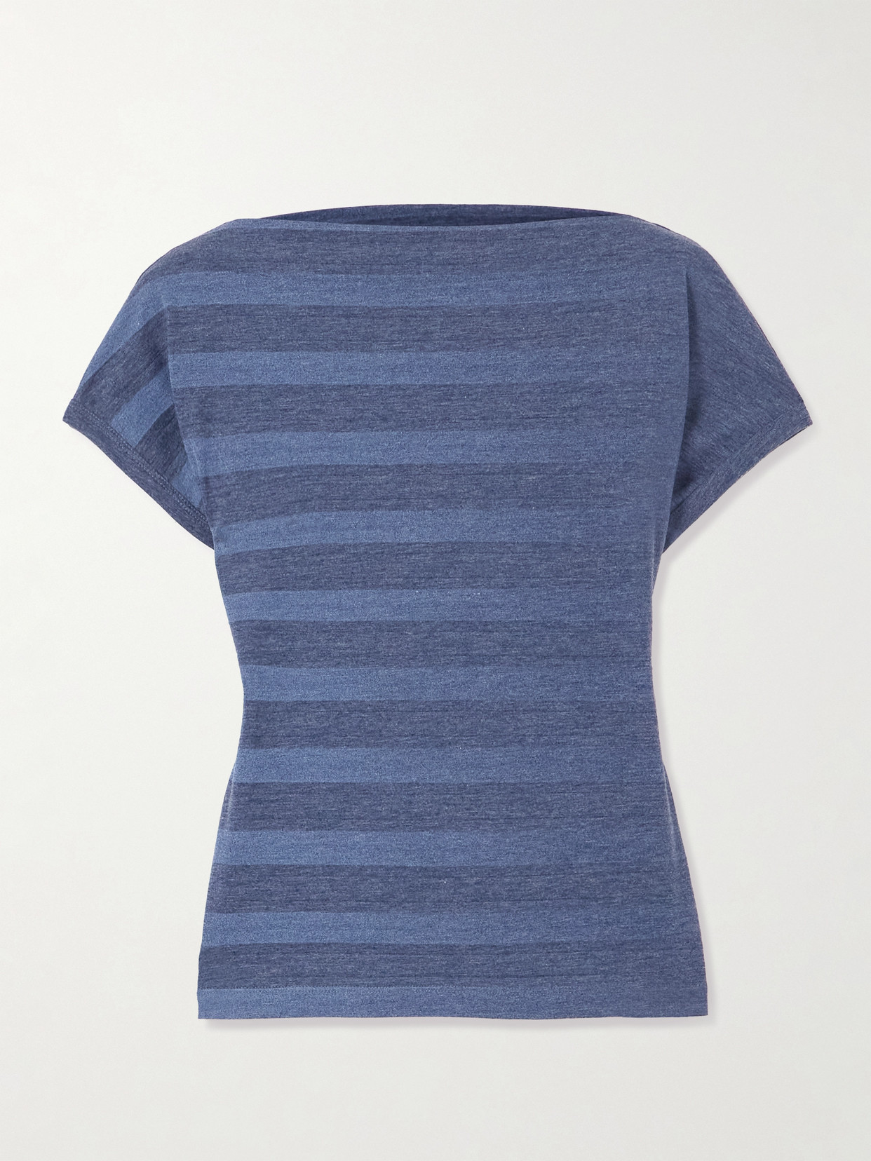 Our Legacy Sailor Striped Cotton-blend Jersey T-shirt In Blue
