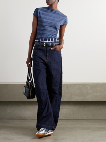 OUR LEGACY Sailor striped cotton-blend jersey T-shirt