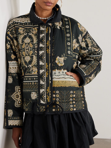 Marant Étoile Granger padded printed shell jacket