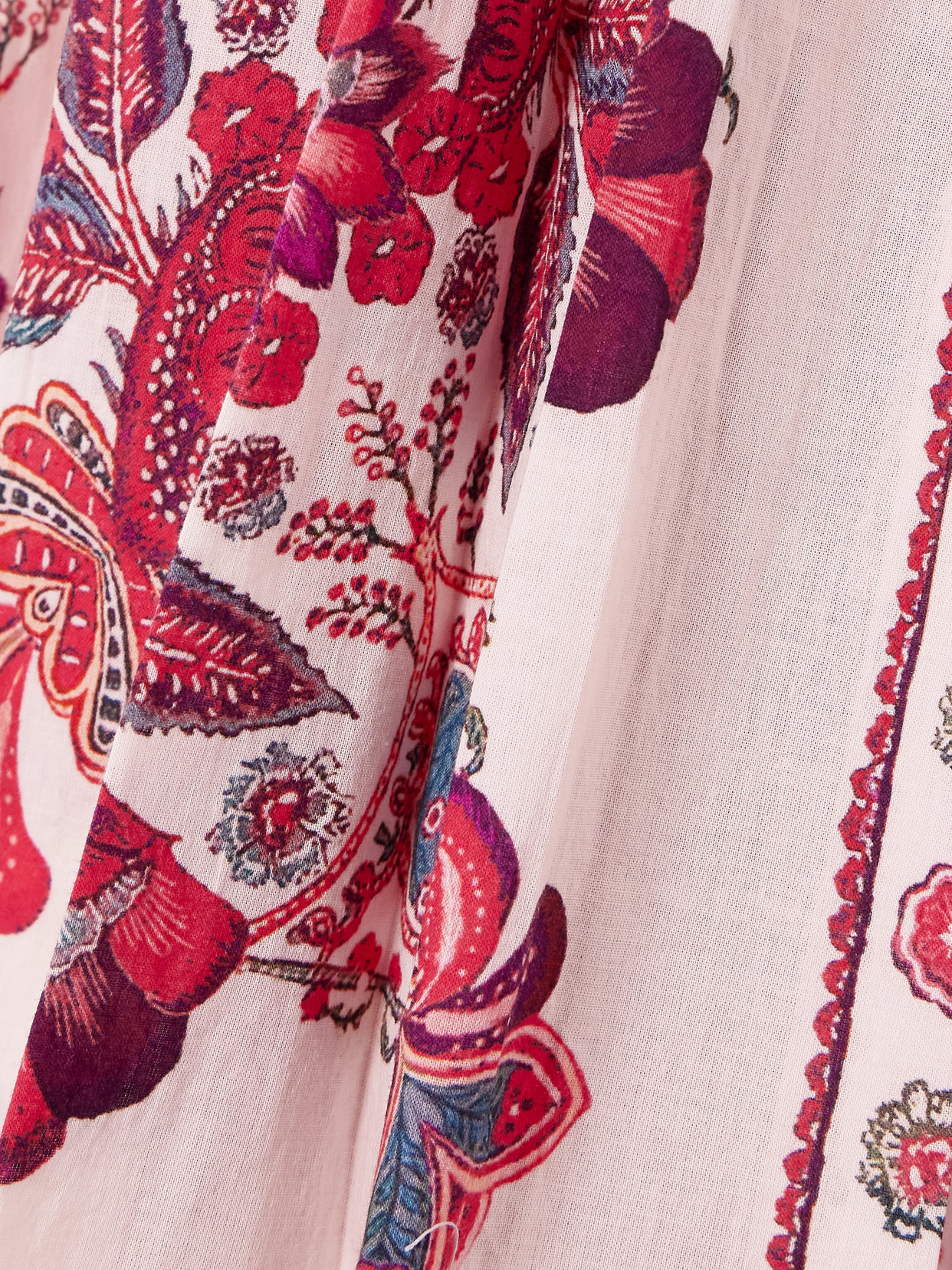 Isabel Marant Étoile Saba Printed Cotton-voile Maxi Dress In Red