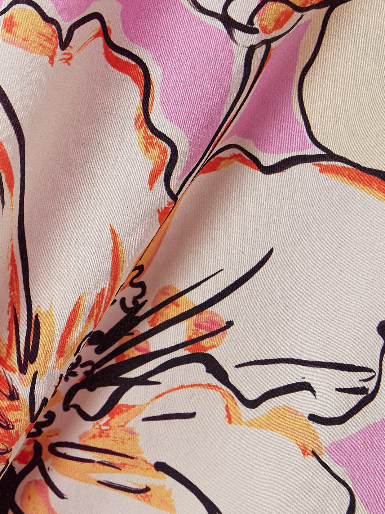 AJE MIRELLA FLORAL-PRINT SILK SHIRT