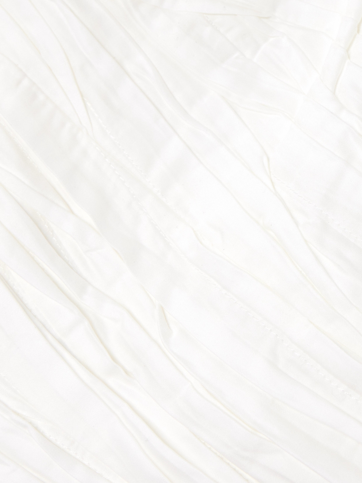 Sunbeam Strapless Ruched Cotton-Poplin Top