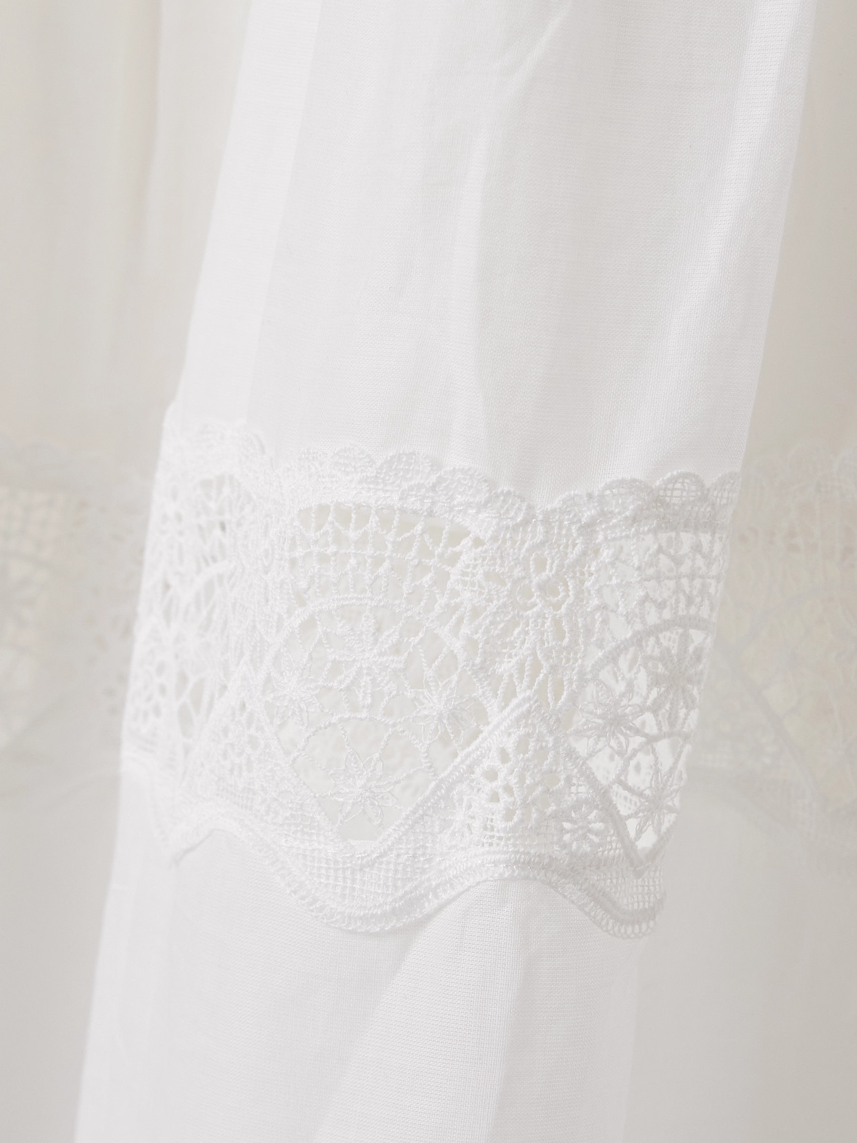 Aje Chant Crochet-trimmed Cotton-voile Maxi Skirt In White