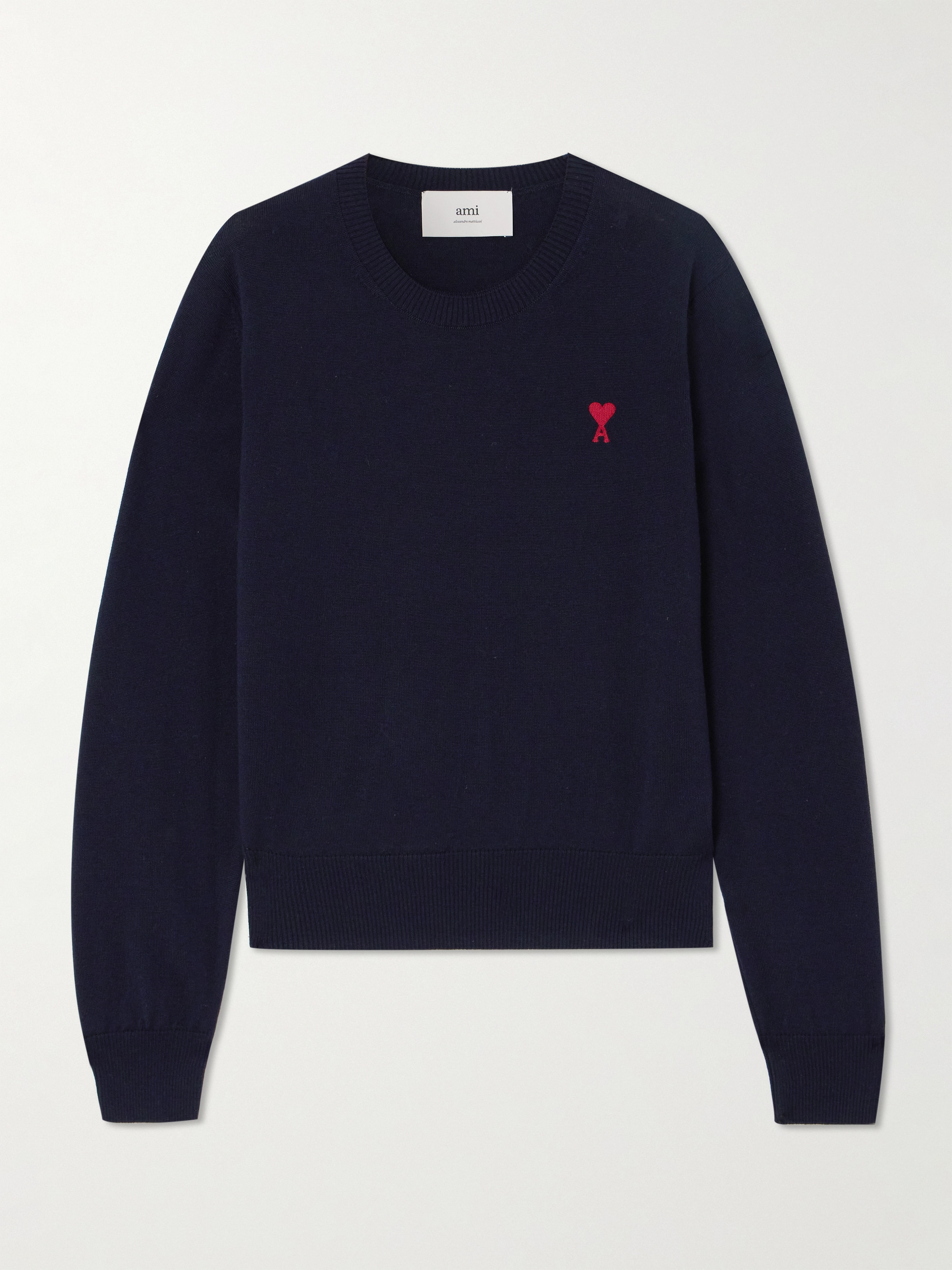 Ami Paris ADC embroidered merino wool sweater thumbnail