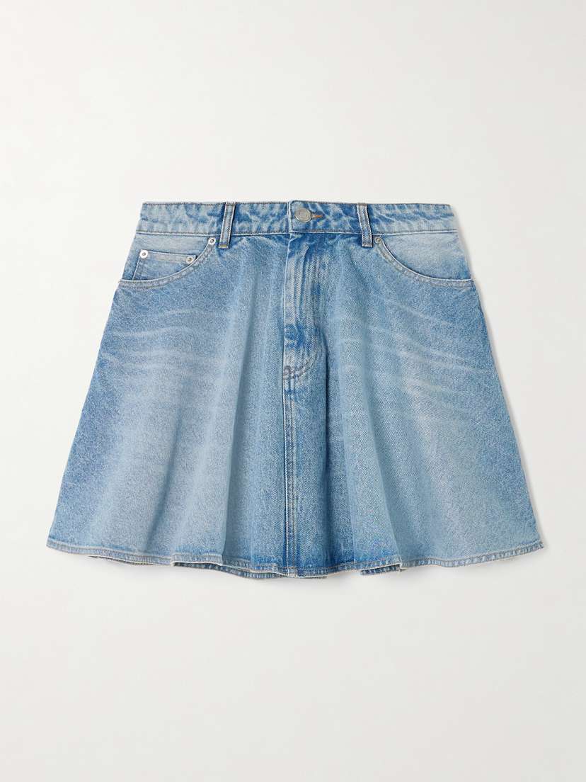 AMI PARIS Denim Mini Skirt
