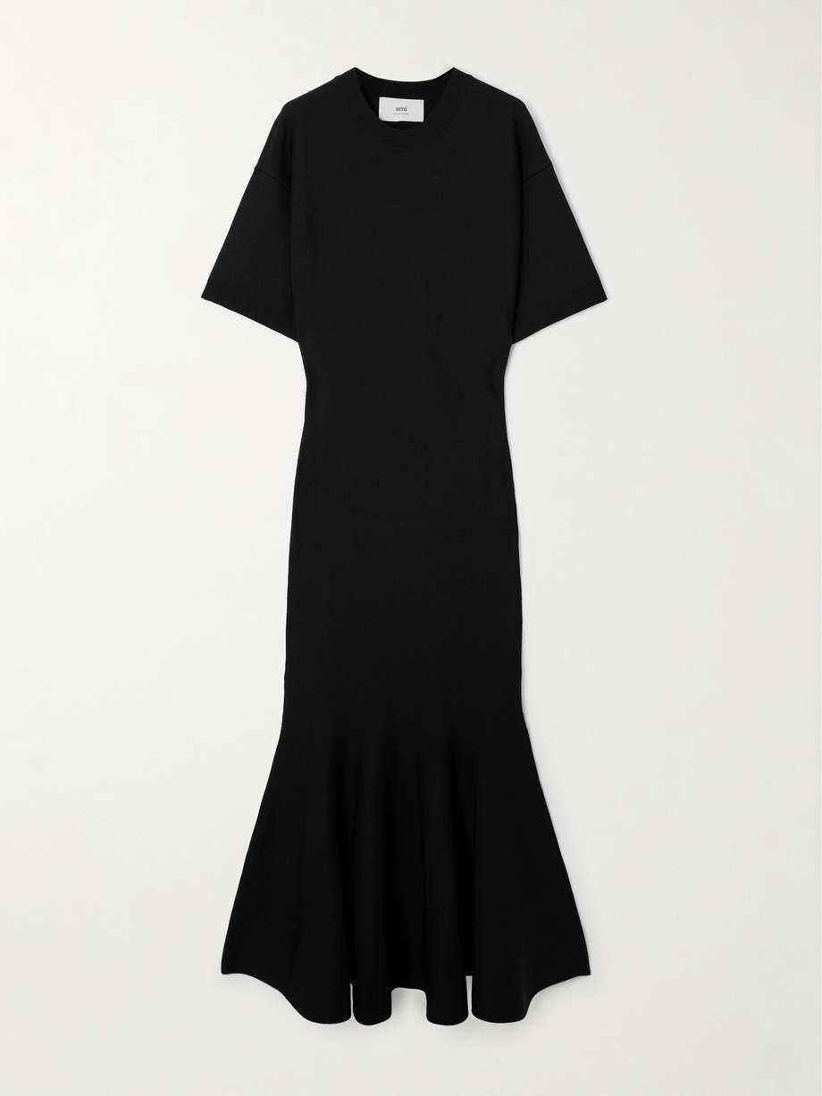 knitted midi dress