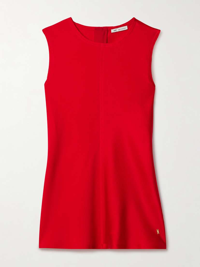 AMI PARIS Crepe Tank