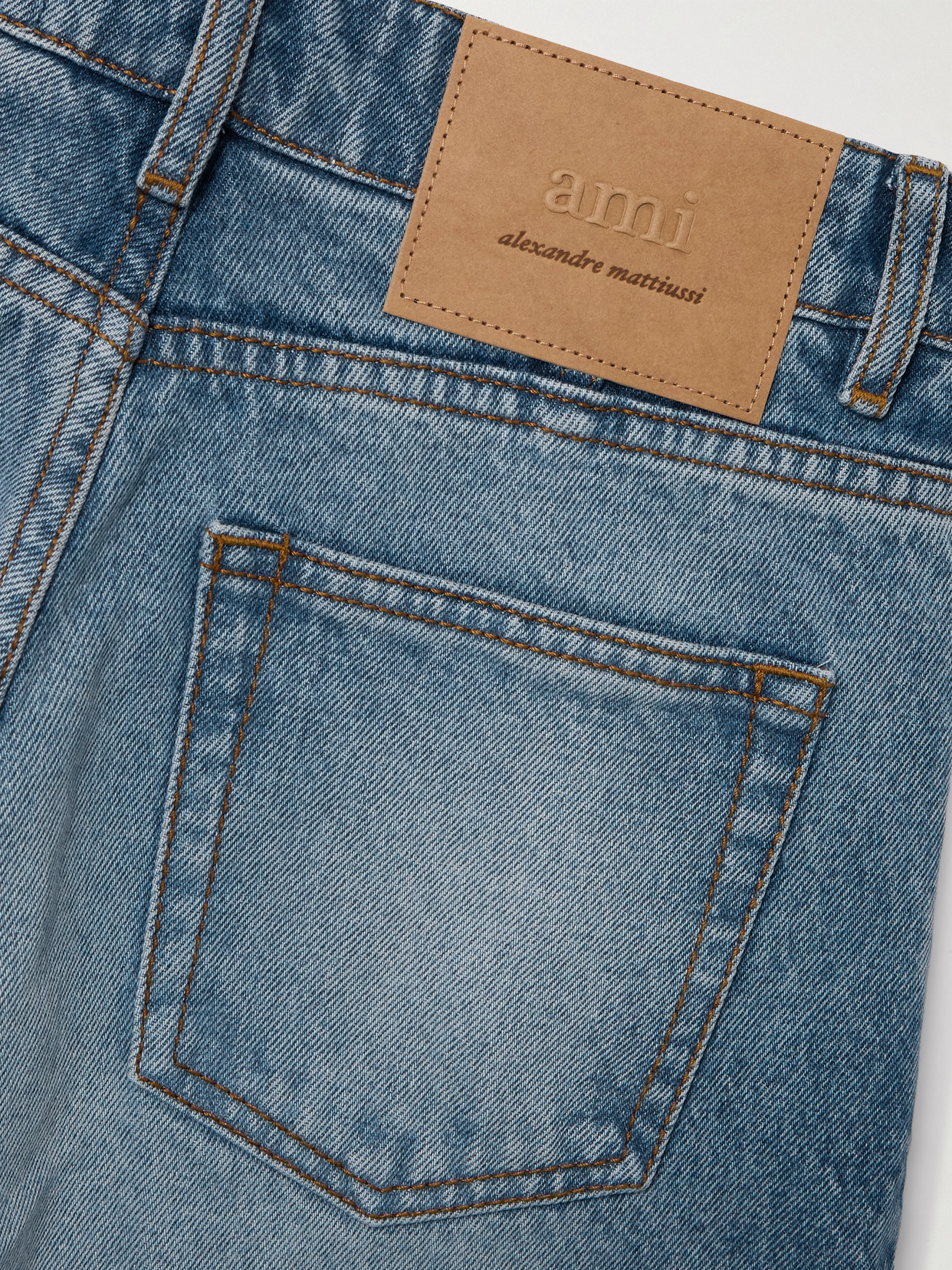 Ami Alexandre Mattiussi High-rise Flared Jeans In Blue