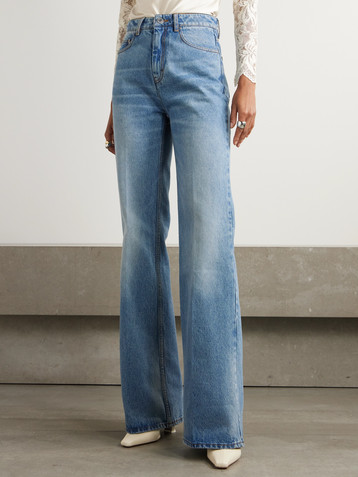 Ami Paris High-rise flared jeans