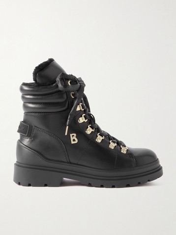 BOGNER St. Moritz 14 shearling-lined leather ankle boots