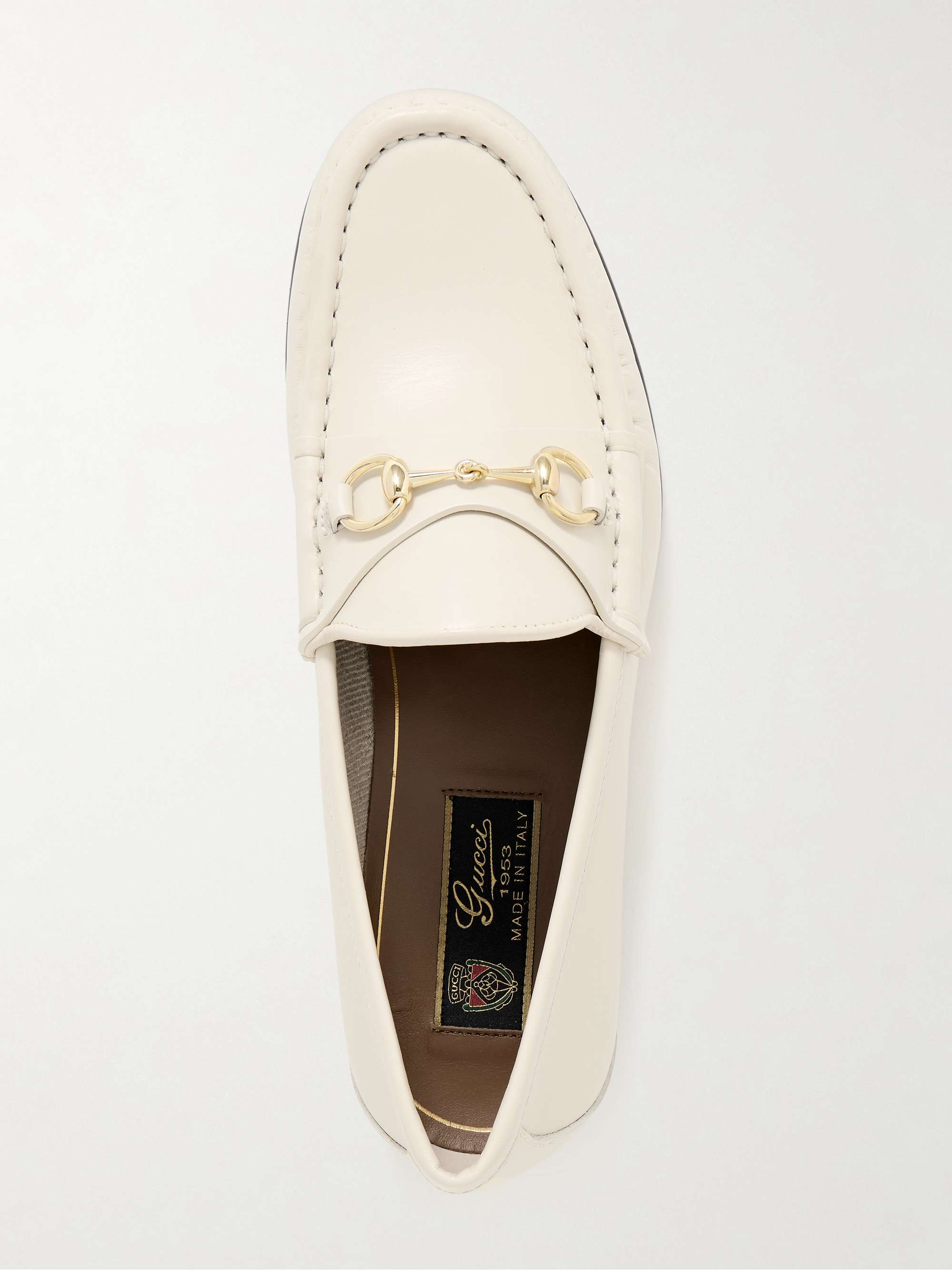 GUCCI Horsebit 1953 leather loafers | NET-A-PORTER
