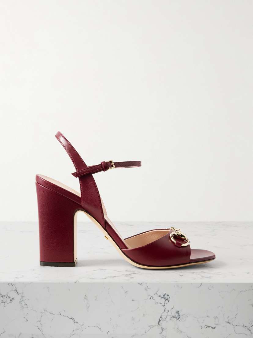 Gucci Lady Horsebit-detailed Leather Sandals