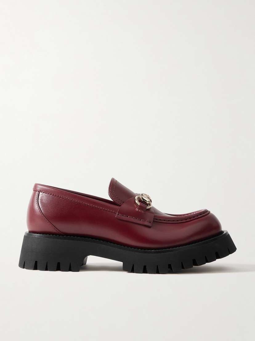 Gucci Harald Horsebit-detailed Leather Loafers