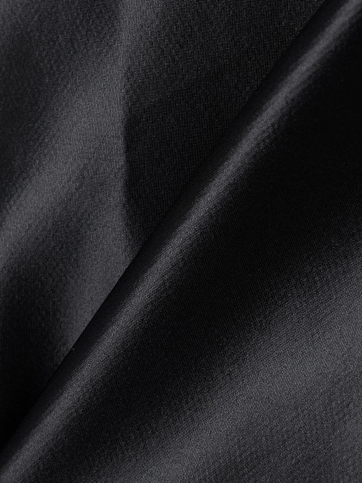 Spanx Shaping Mesh And Satin Shorts In Black