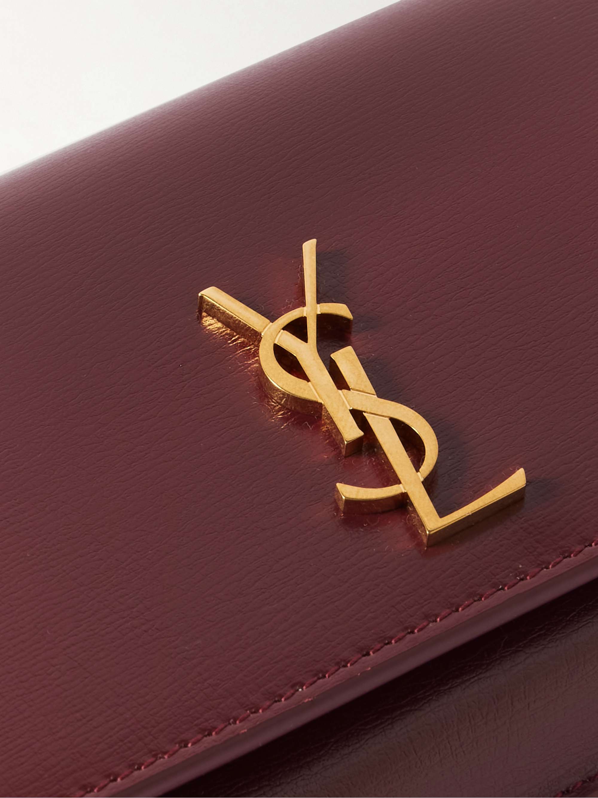 SAINT LAURENT Monogramme leather pouch