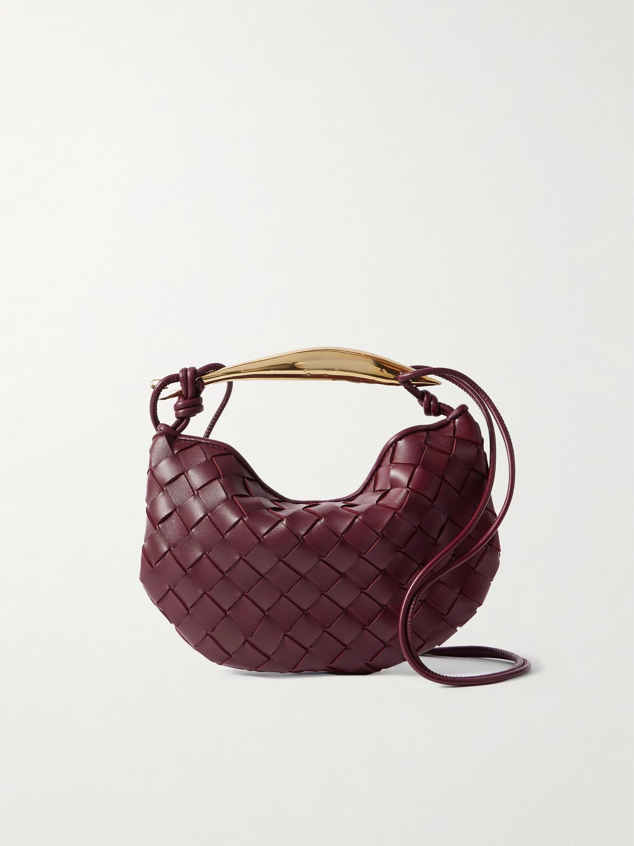 Sardine mini Intrecciato leather shoulder bag