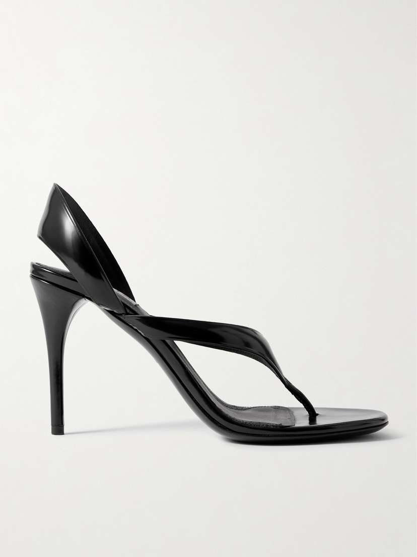 Alaïa Tong 90 Patent-leather Sandals