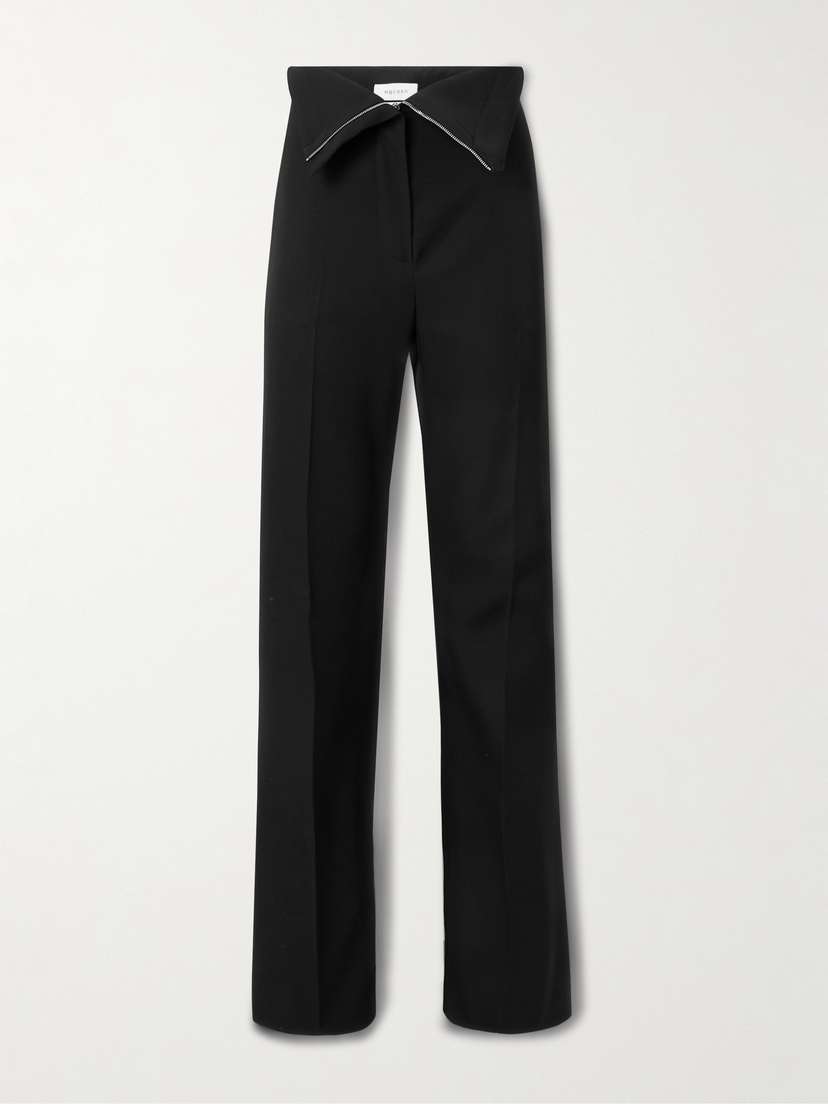 McQueen Wool-twill Flared Pants