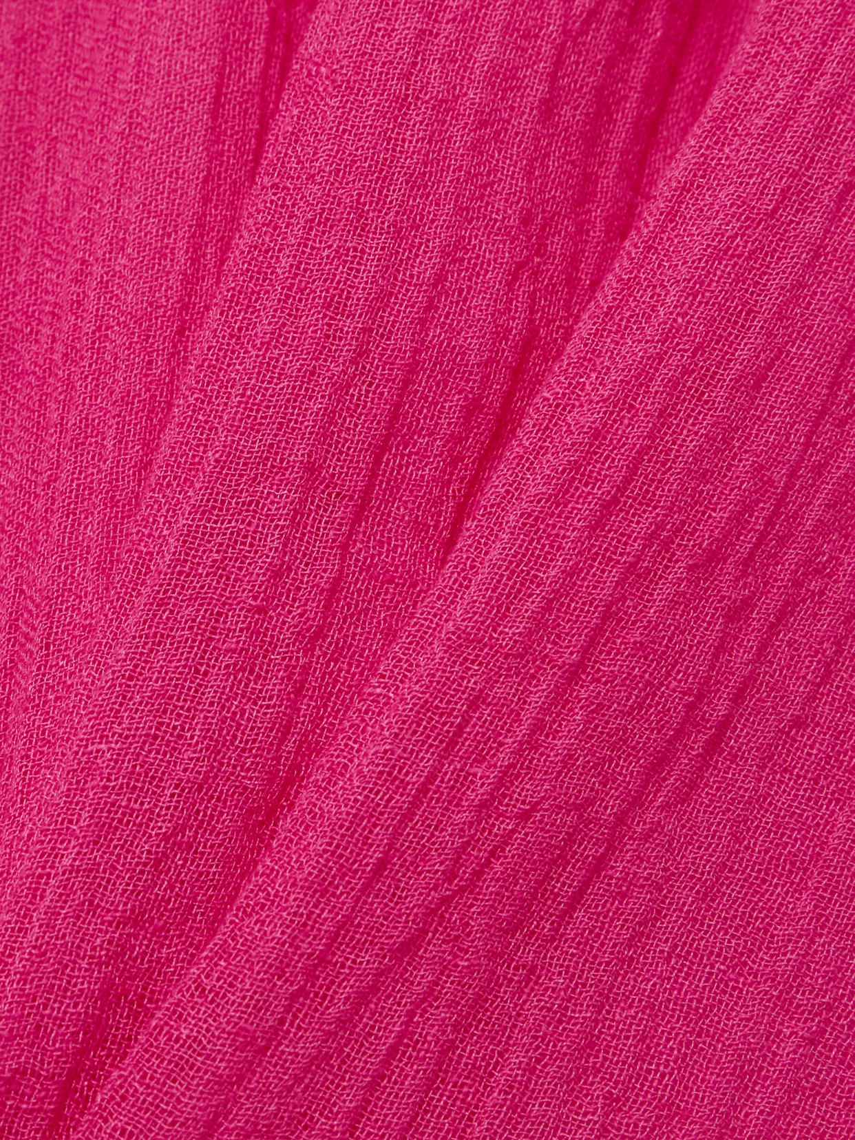 Lisa Marie Fernandez Crinkled Linen-blend Gauze Kaftan In Pink
