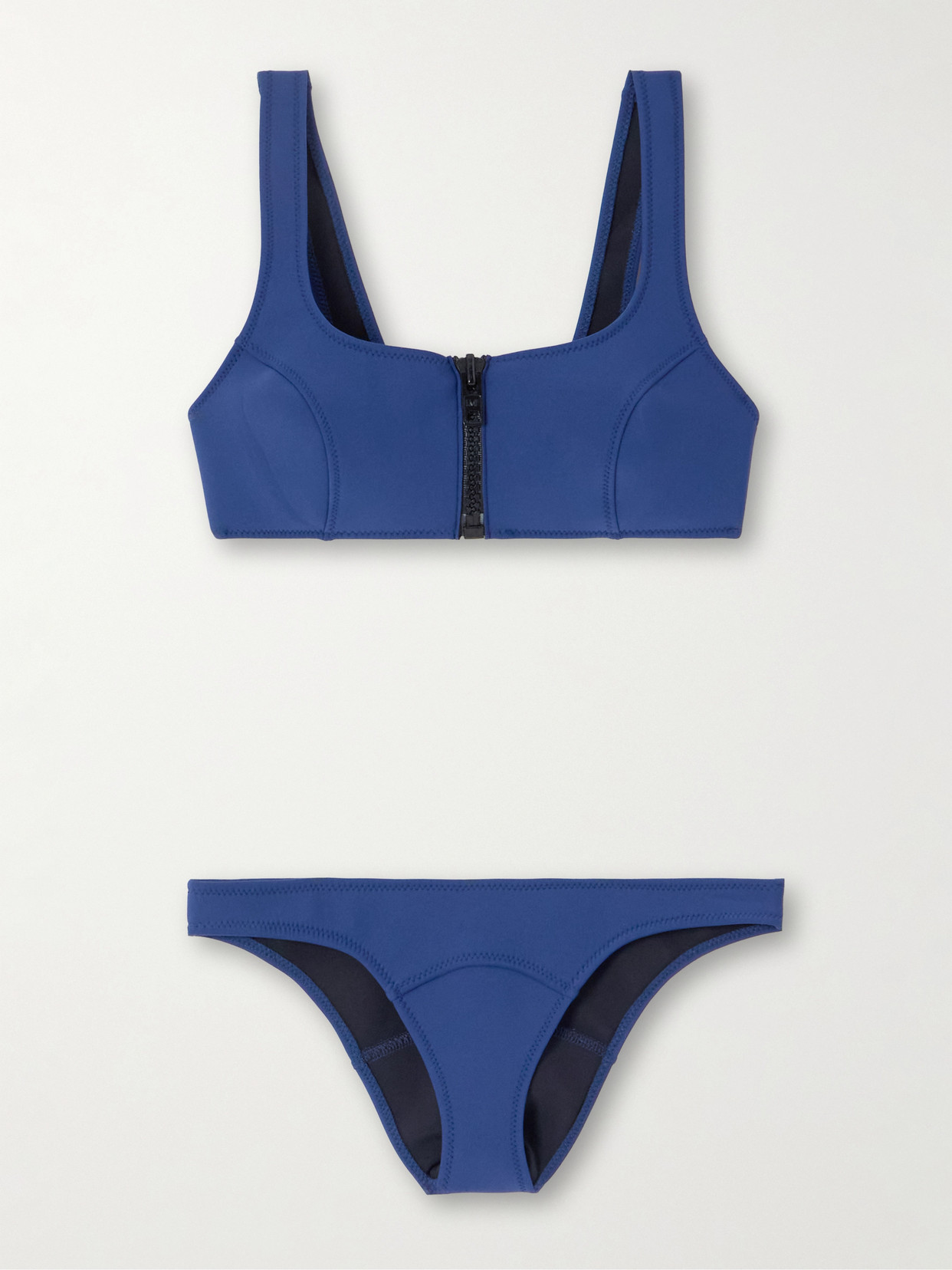 Lisa Marie Fernandez Jasmine Neoprene Bikini In Blue