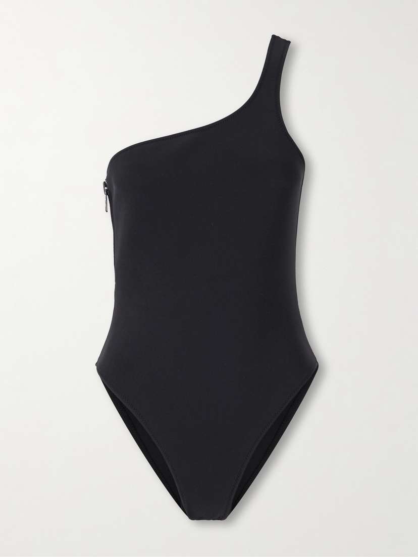 Lisa Marie Fernandez Arden One-shoulder Neoprene Swimsuit