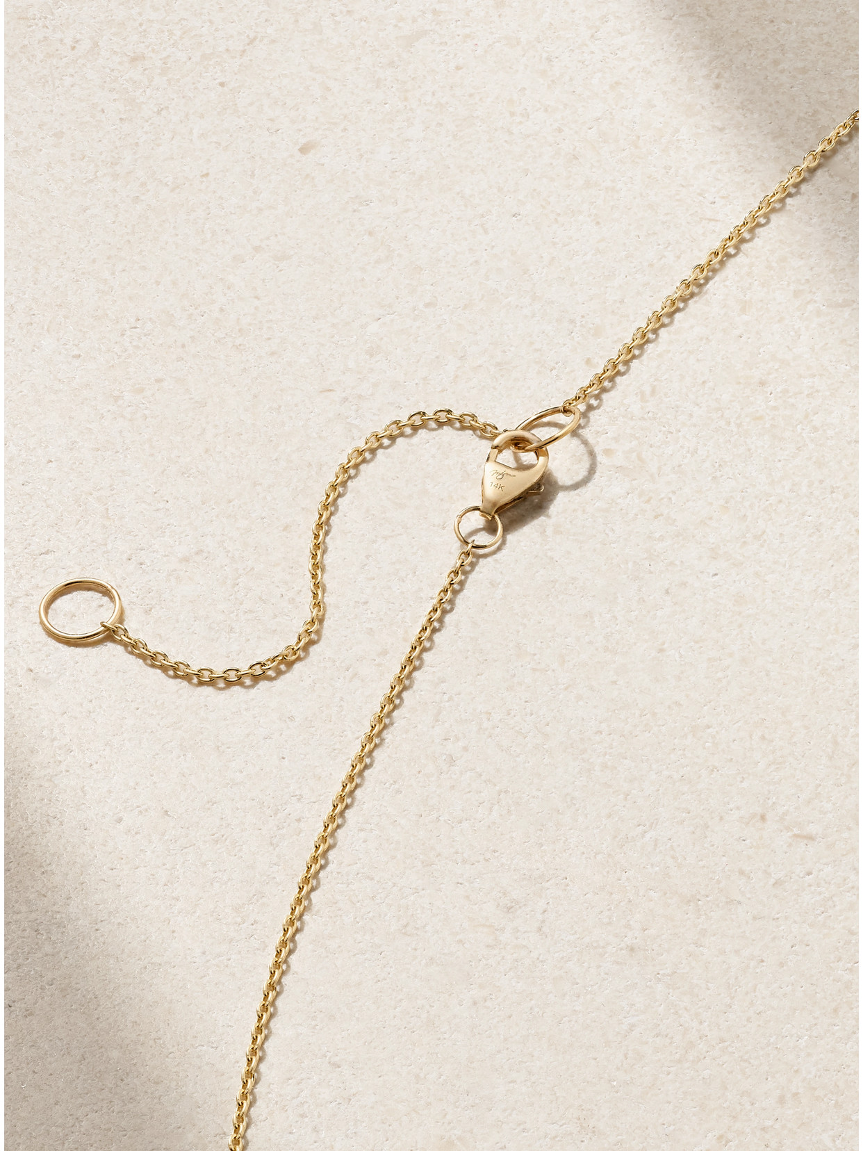 Melissa Joy Manning 14-karat Recycled Gold, Labradorite And Herkimer Diamond Necklace In Purple