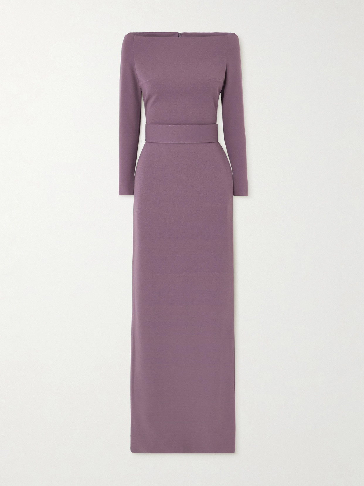 Solace London - Sabina Off-the-shoulder Stretch-crepe Maxi Dress - Purple