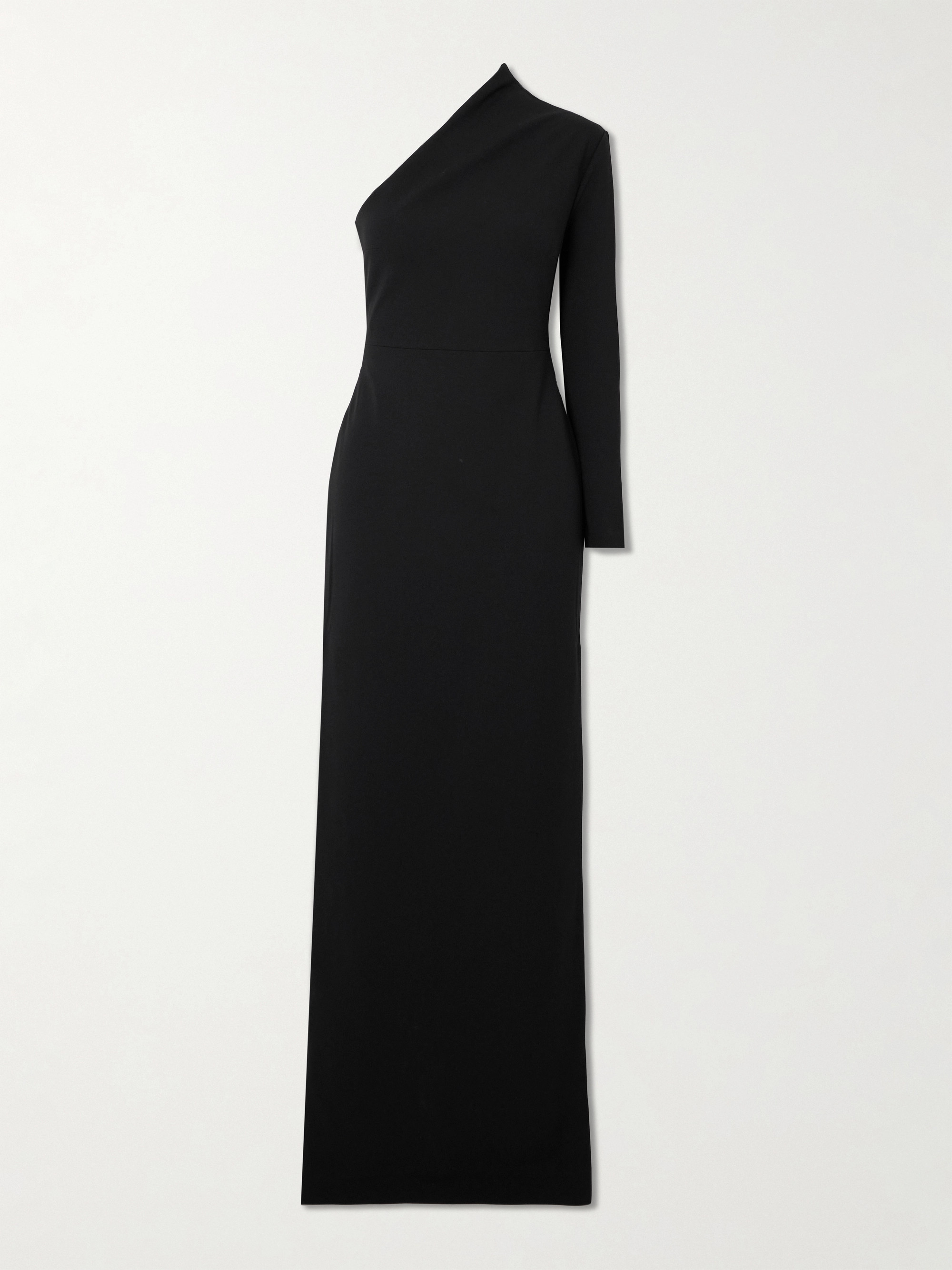 Solace London Joana one-sleeve crepe gown thumbnail