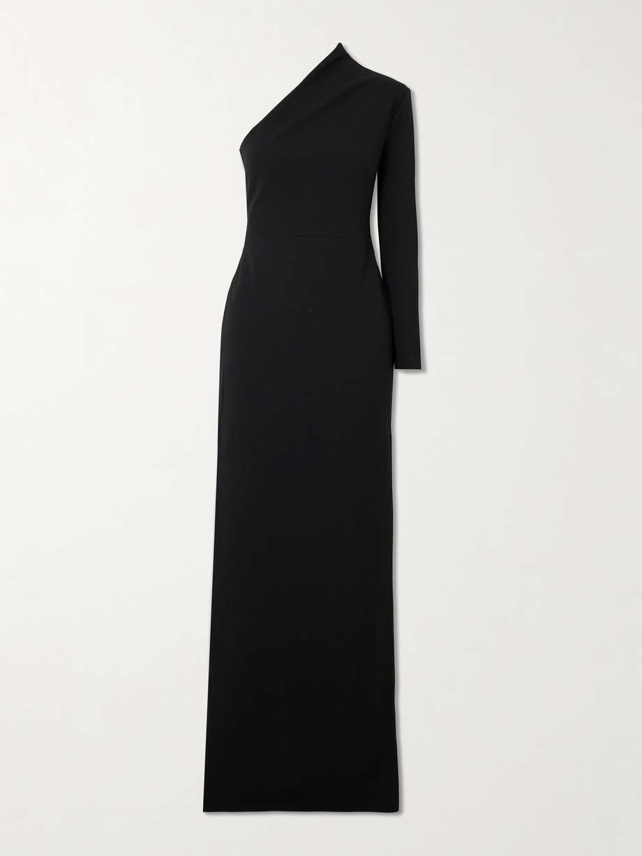 joana one-sleeve crepe gown
