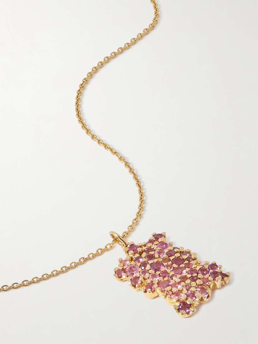 Pacharee Floret Birthstone Gold-plated Necklace