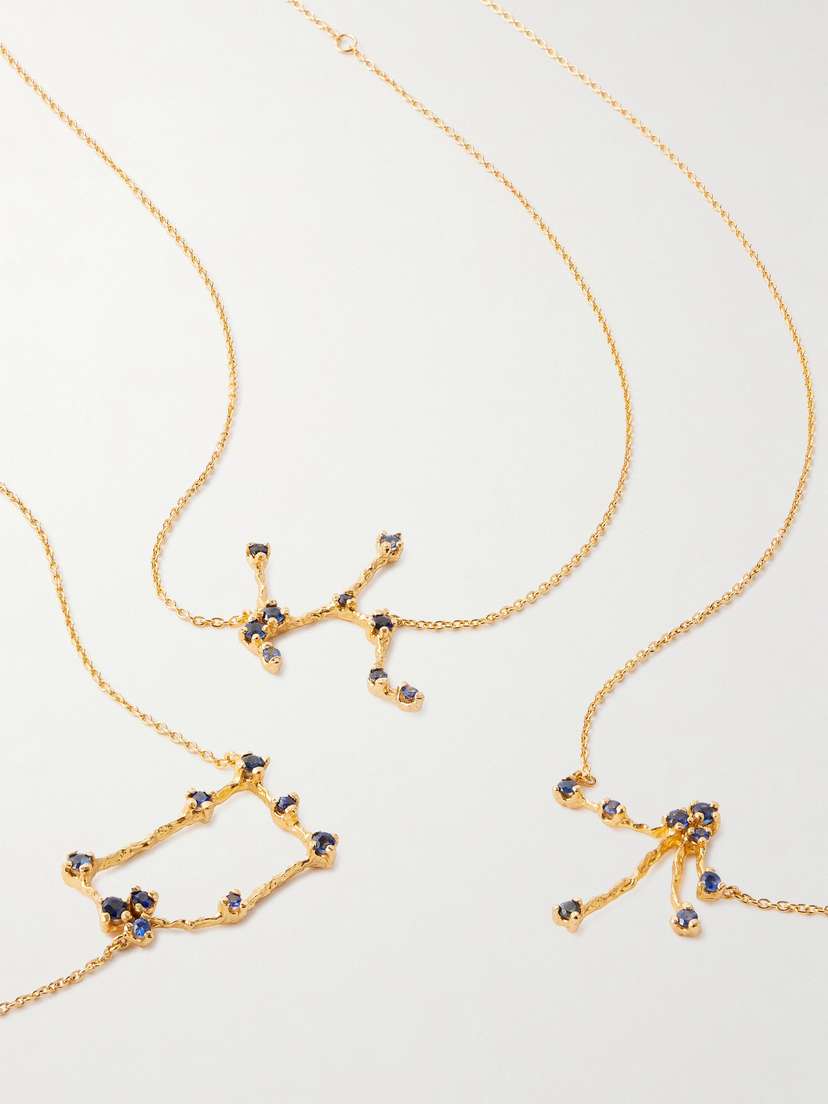 Pacharee Star Child Gold-plated Sapphire Necklace