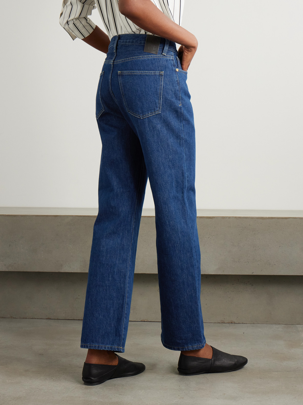 Sade High-Rise Straight-Leg Recycled Jeans