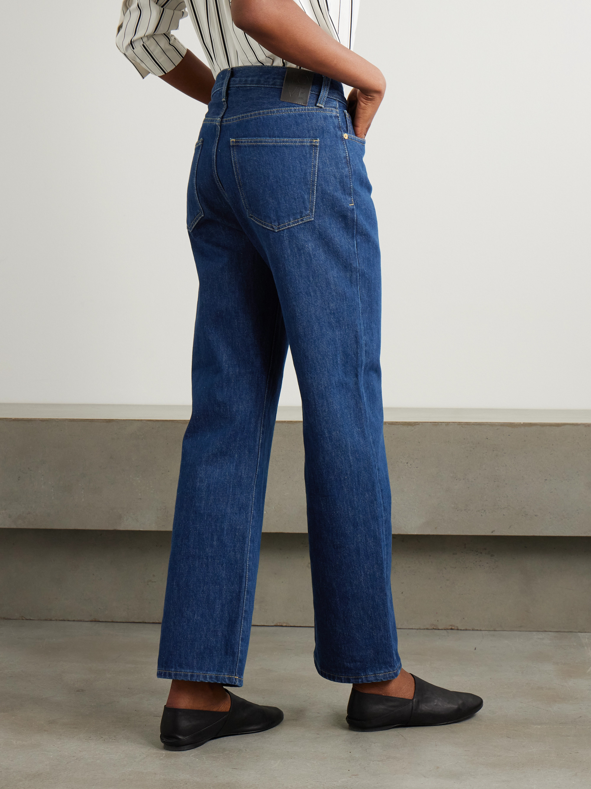 TOVE Sade high-rise straight-leg recycled jeans thumbnail