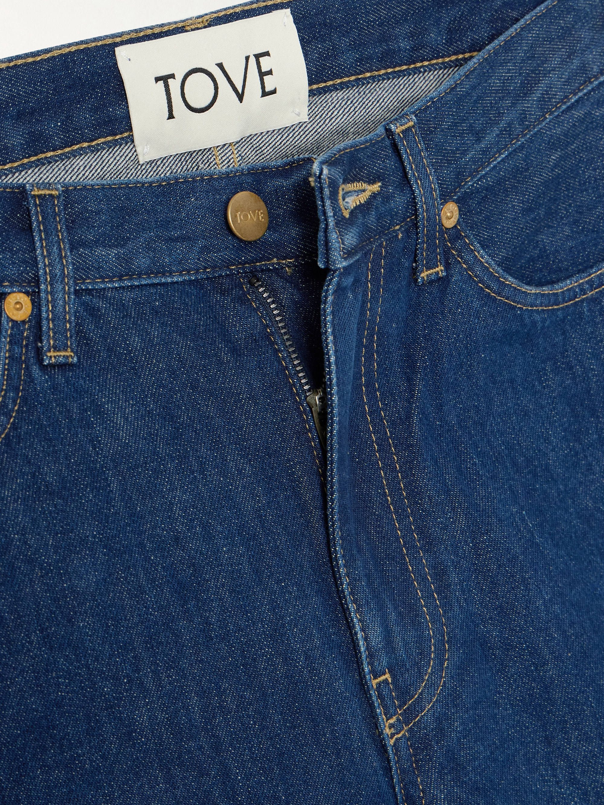 TOVE Sade high-rise straight-leg recycled jeans thumbnail