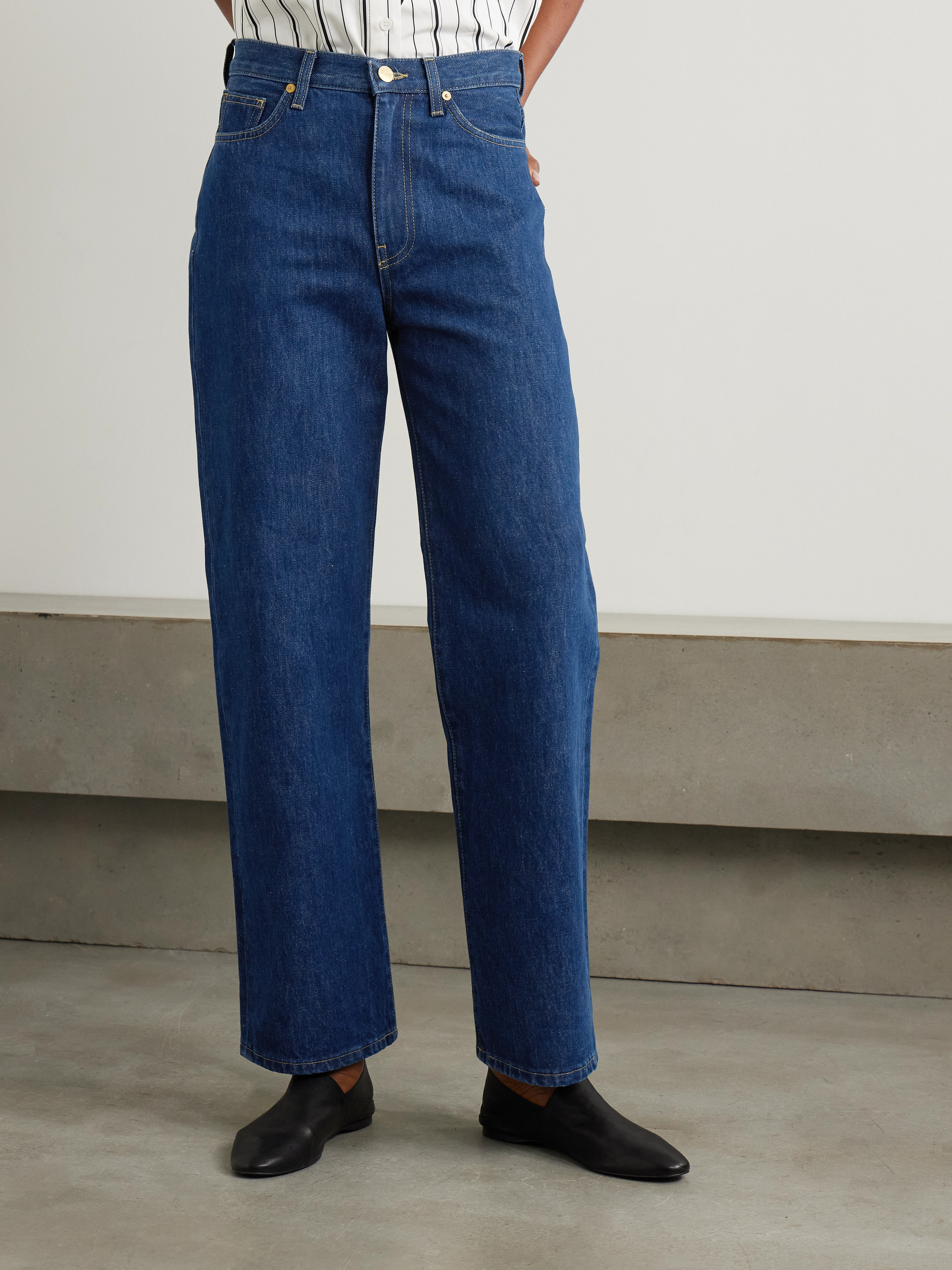 TOVE Sade high-rise straight-leg recycled jeans