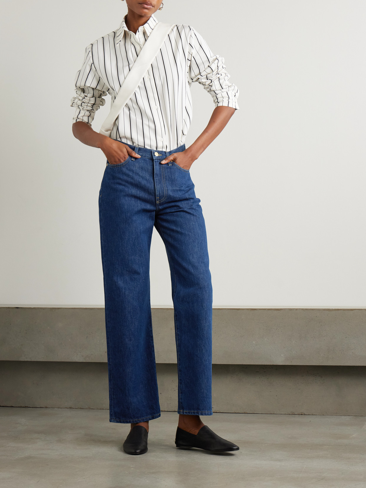 Sade High-Rise Straight-Leg Recycled Jeans