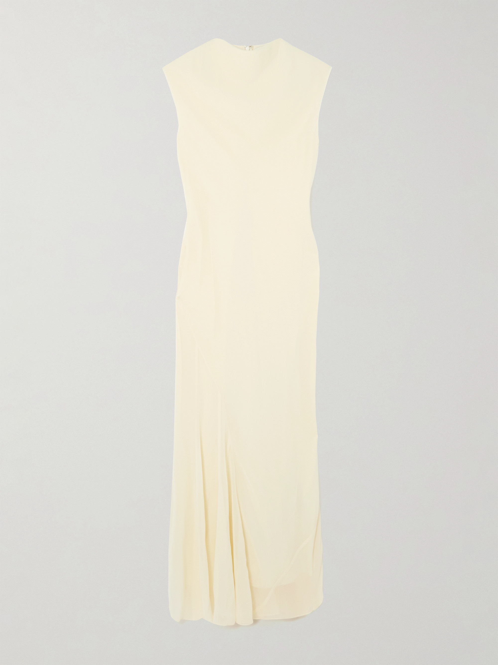 TOVE Erin gathered silk-crepe maxi dress thumbnail