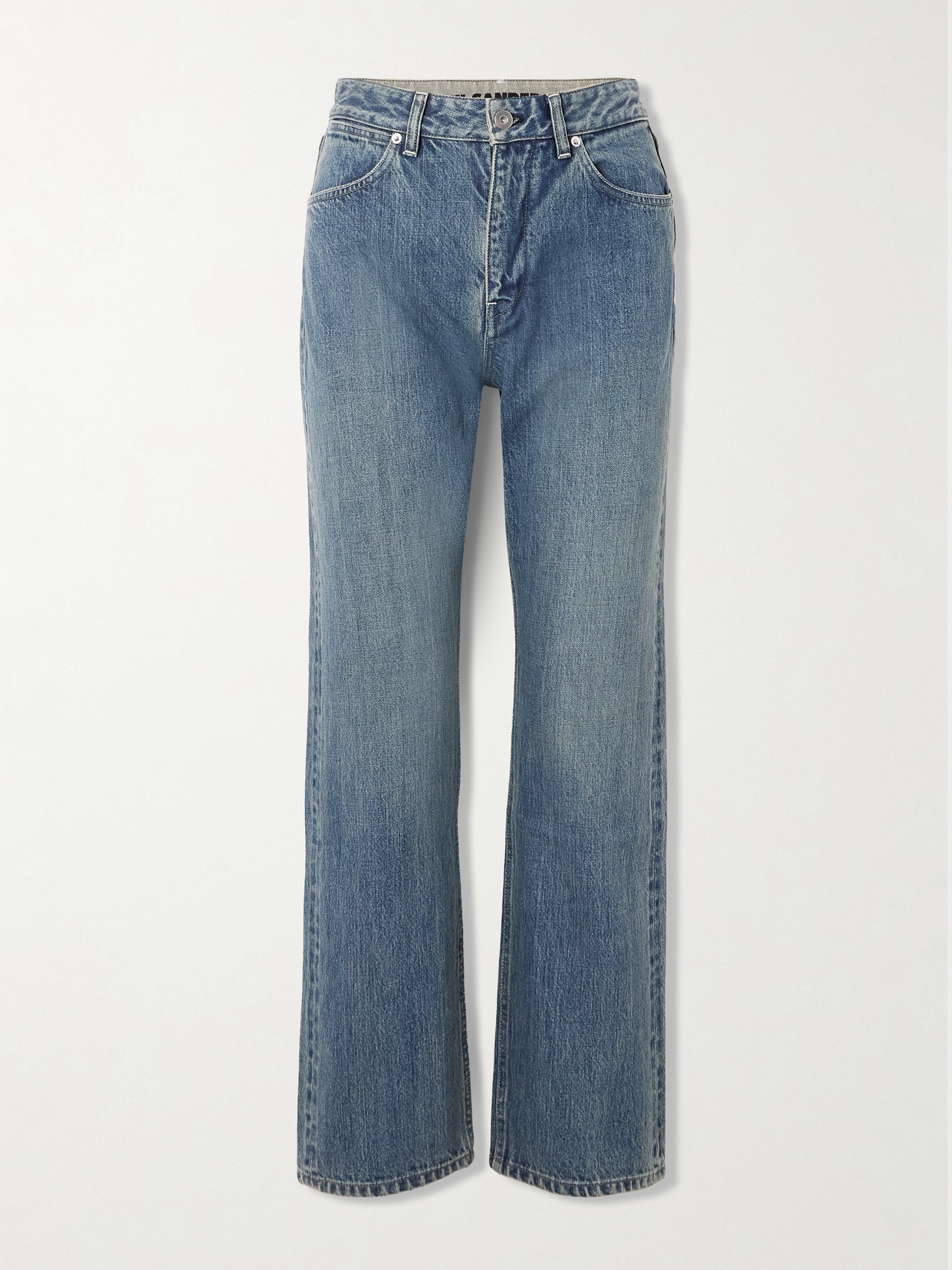Jil Sander High-rise Straight-leg Jeans In Blue