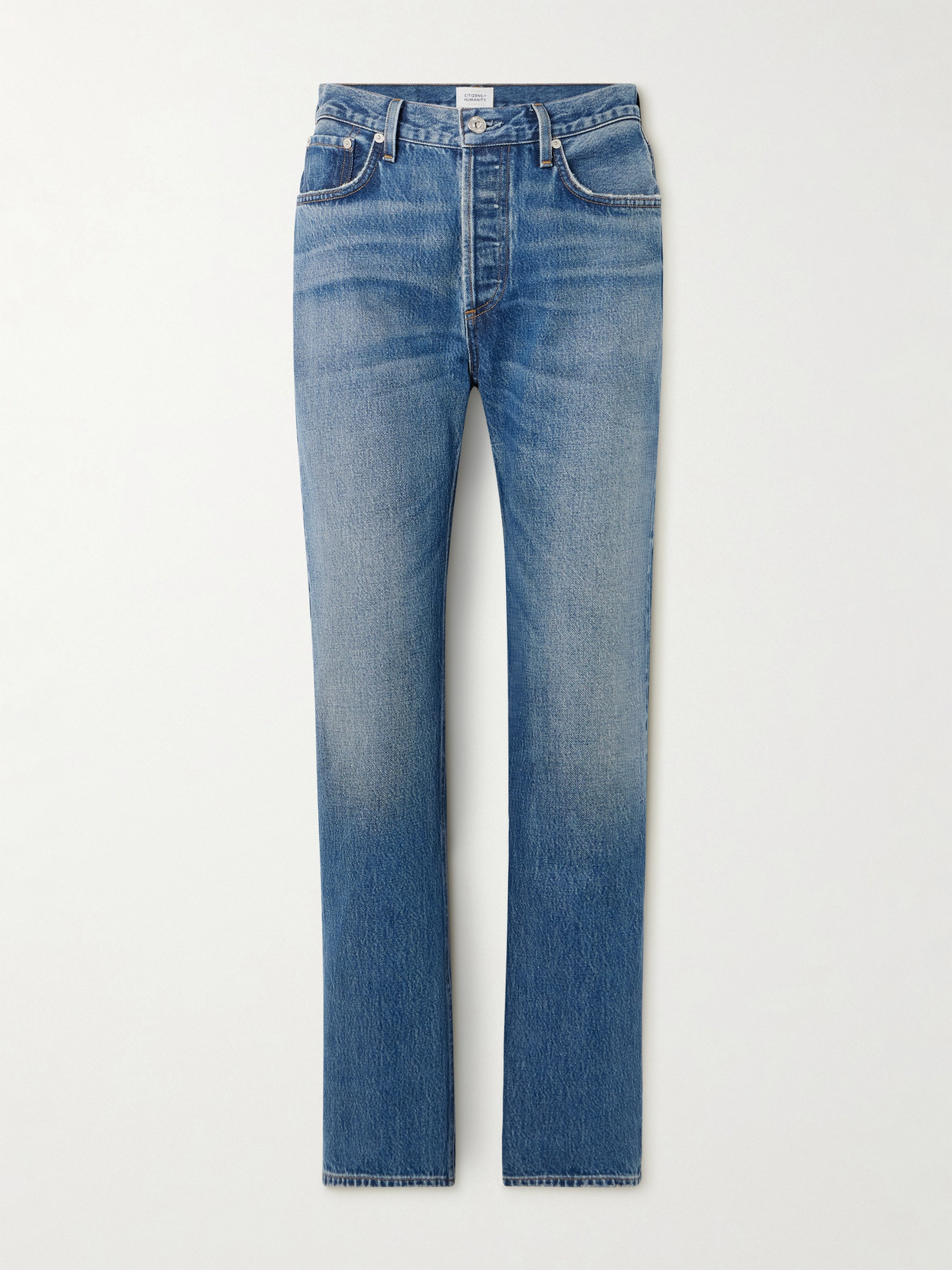 Citizens Of Humanity Blaine High-rise Straight-leg Jeans In Blue