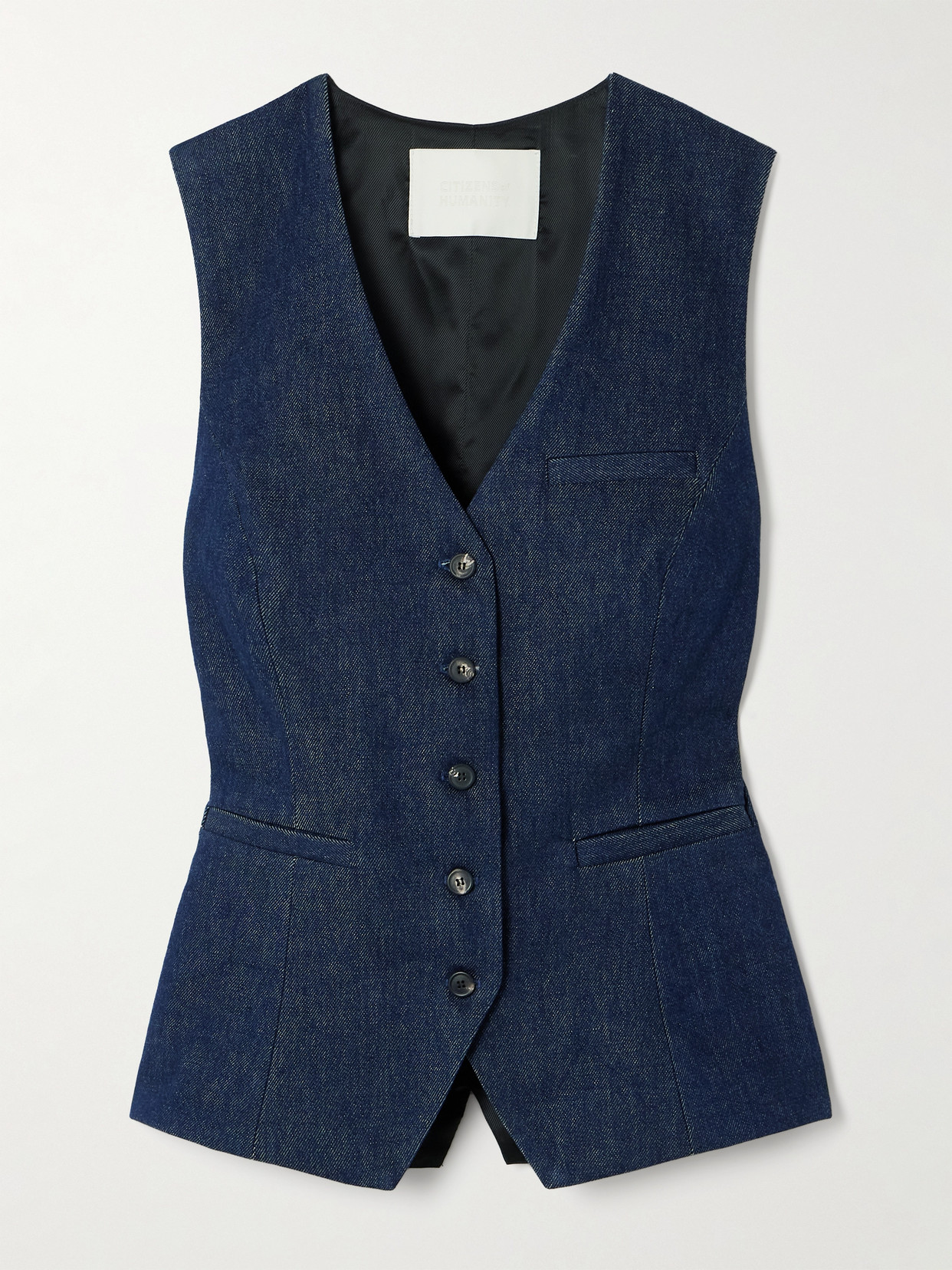 Citizens Of Humanity Jasmine Denim Vest In Blue