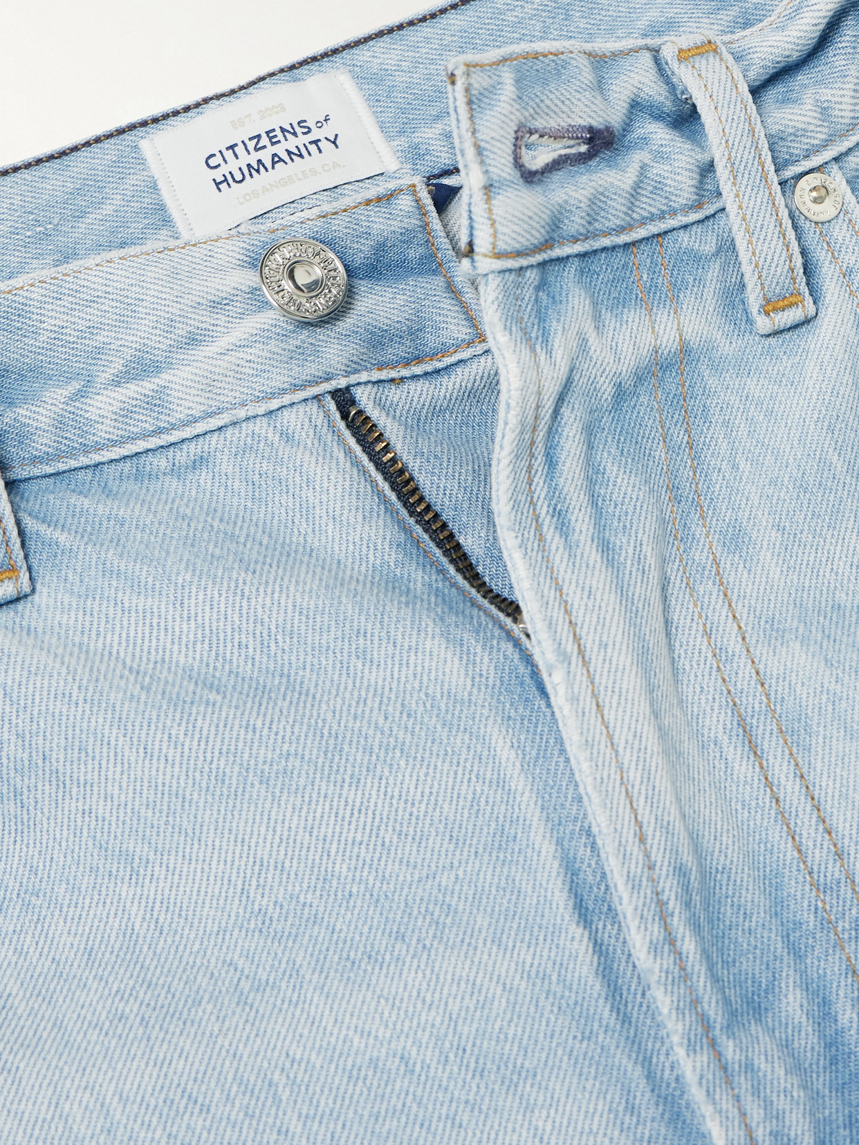 Citizen Of Humanity Neve Low Slung Relaxed Jeans Pagoda In Blue