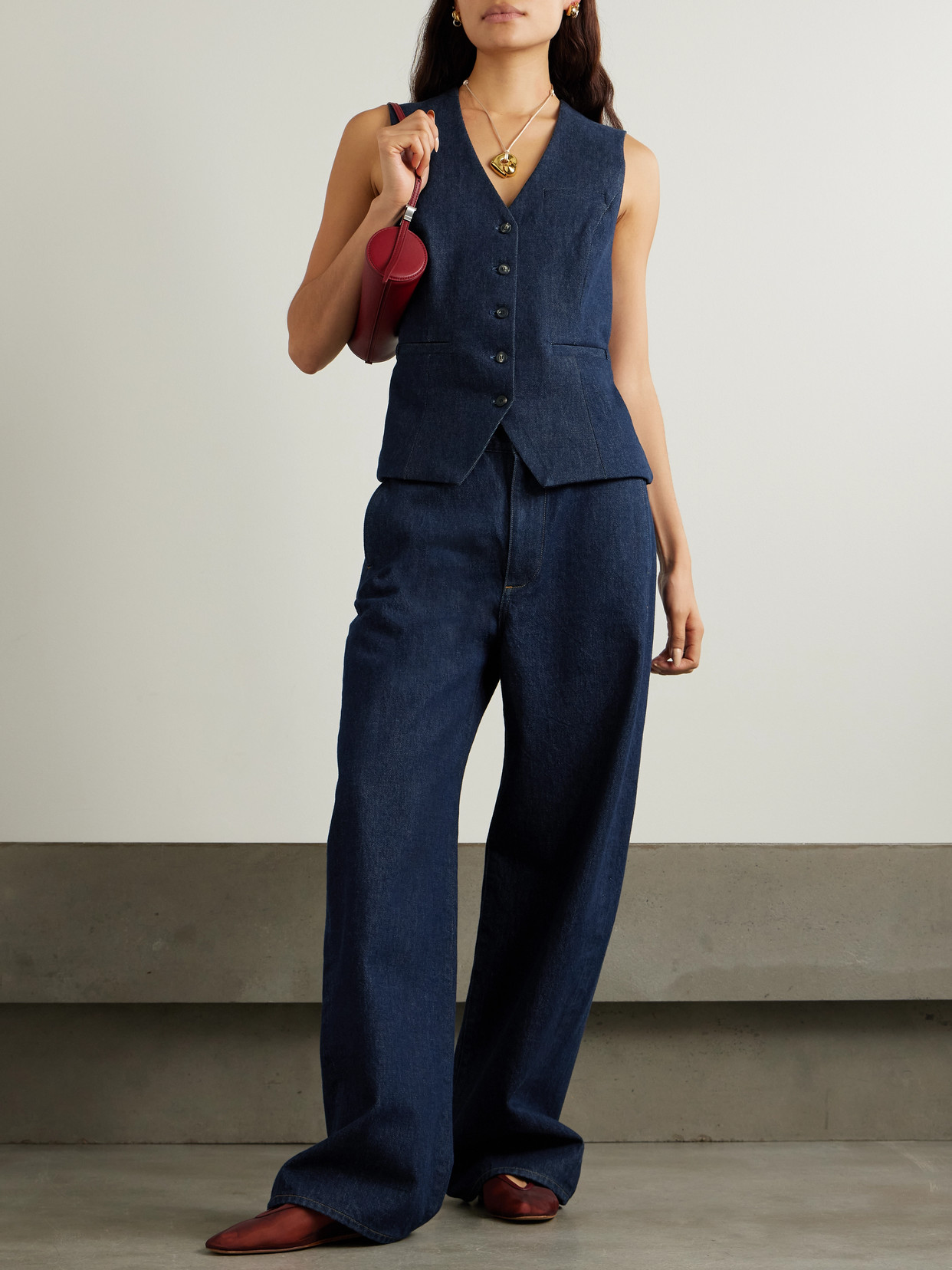 Citizen Of Humanity Ayla High-rise Wide-leg Jeans In Blue