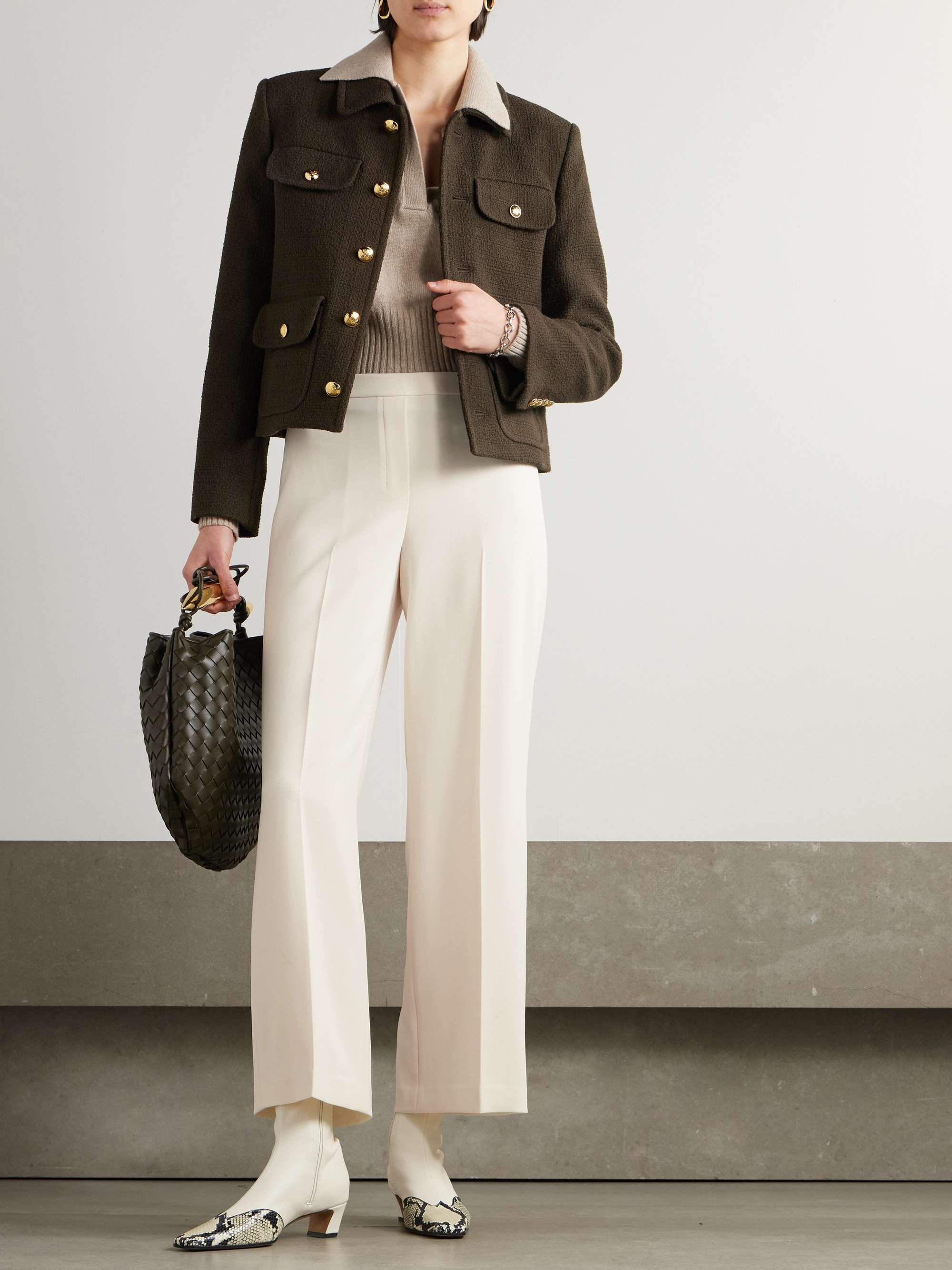 THEORY Crepe straight-leg pants | NET-A-PORTER