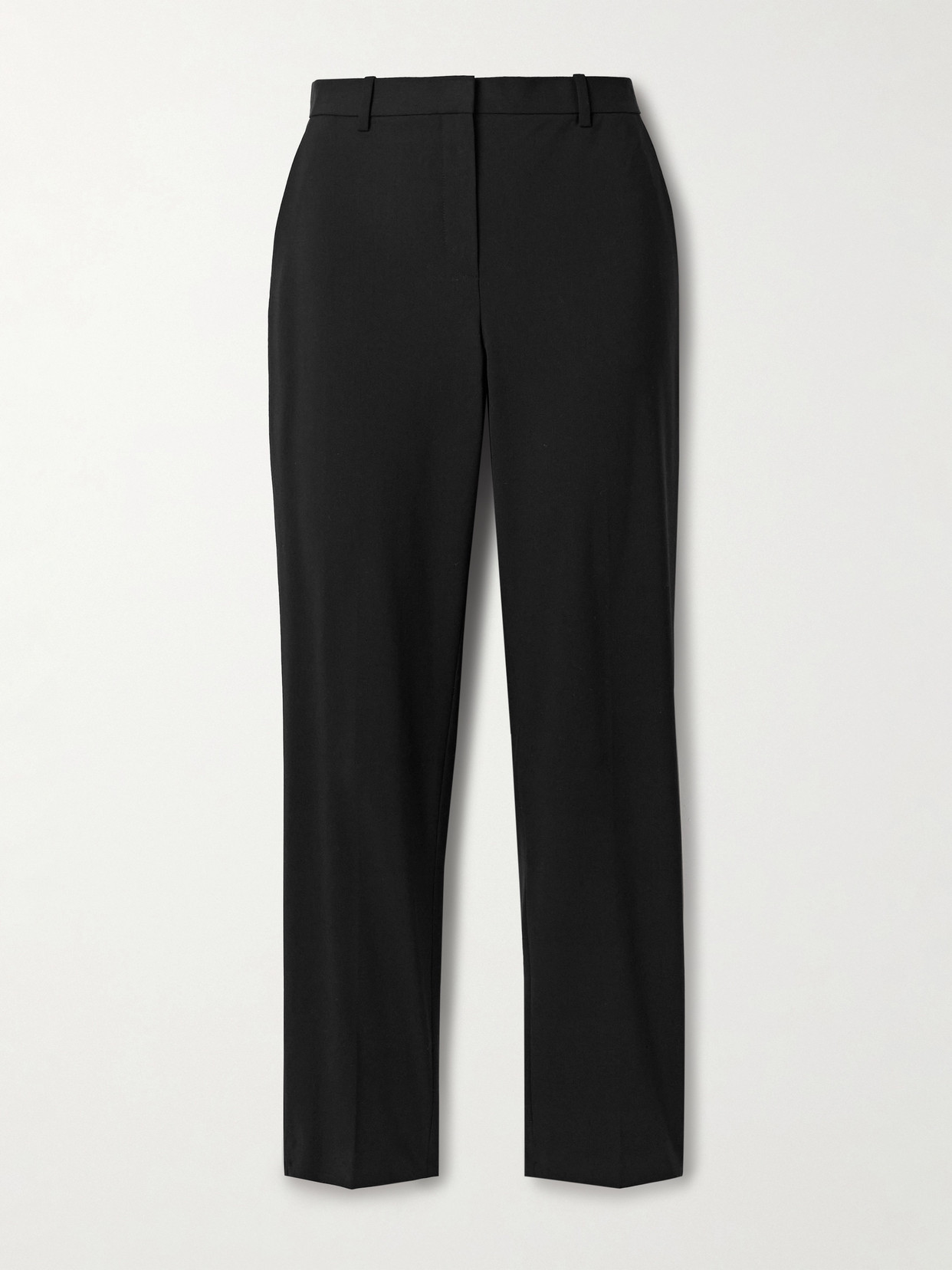 Theory Treeca Cropped Wool-blend Slim-leg Pants In Unknown