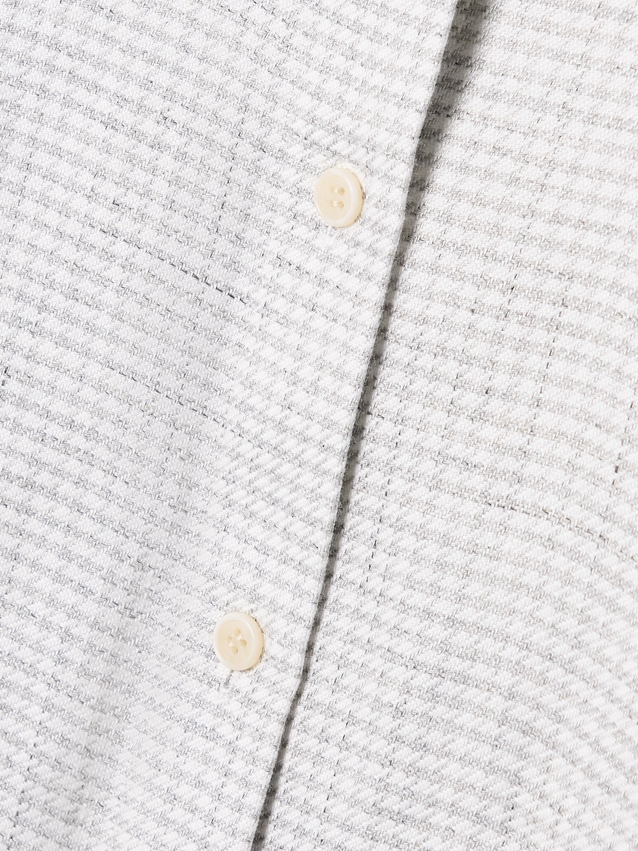 Theory Houndstooth Linen-blend Shirt In Gray