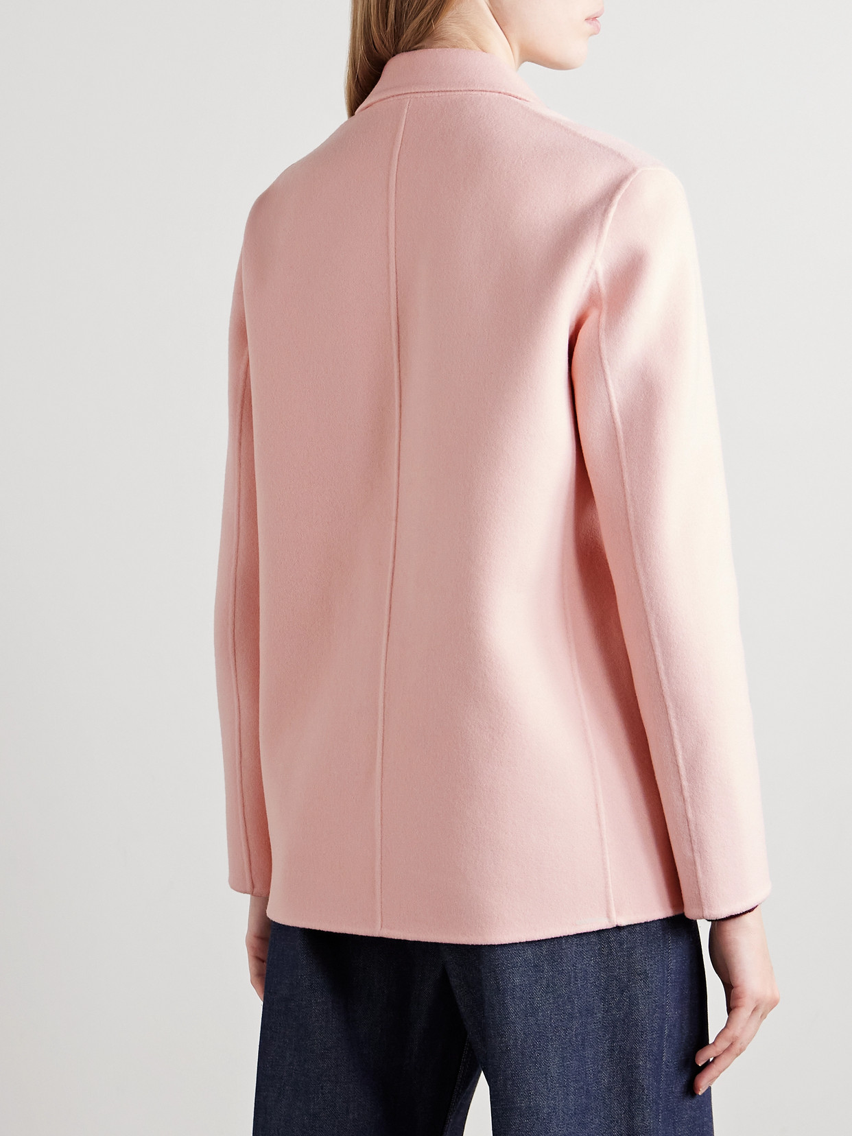 THEORY WOOL AND CASHMERE-BLEND FELT BLAZER