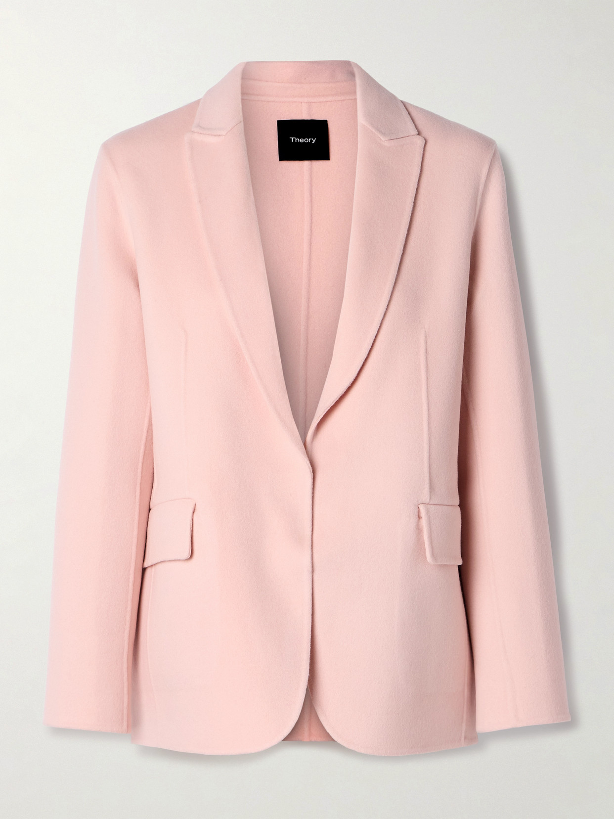THEORY WOOL AND CASHMERE-BLEND FELT BLAZER
