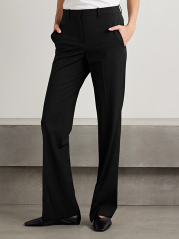 Theory Wool-blend straight-leg pants