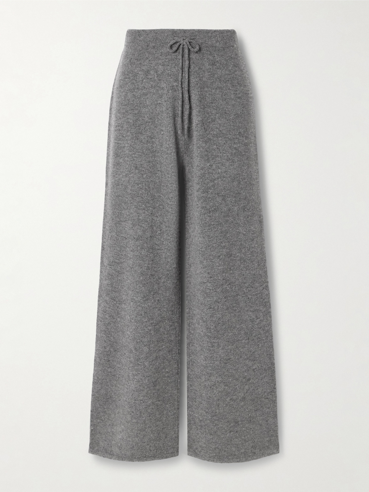 Theory Cashmere & Wool-blend Cozy Track Pant In Gray